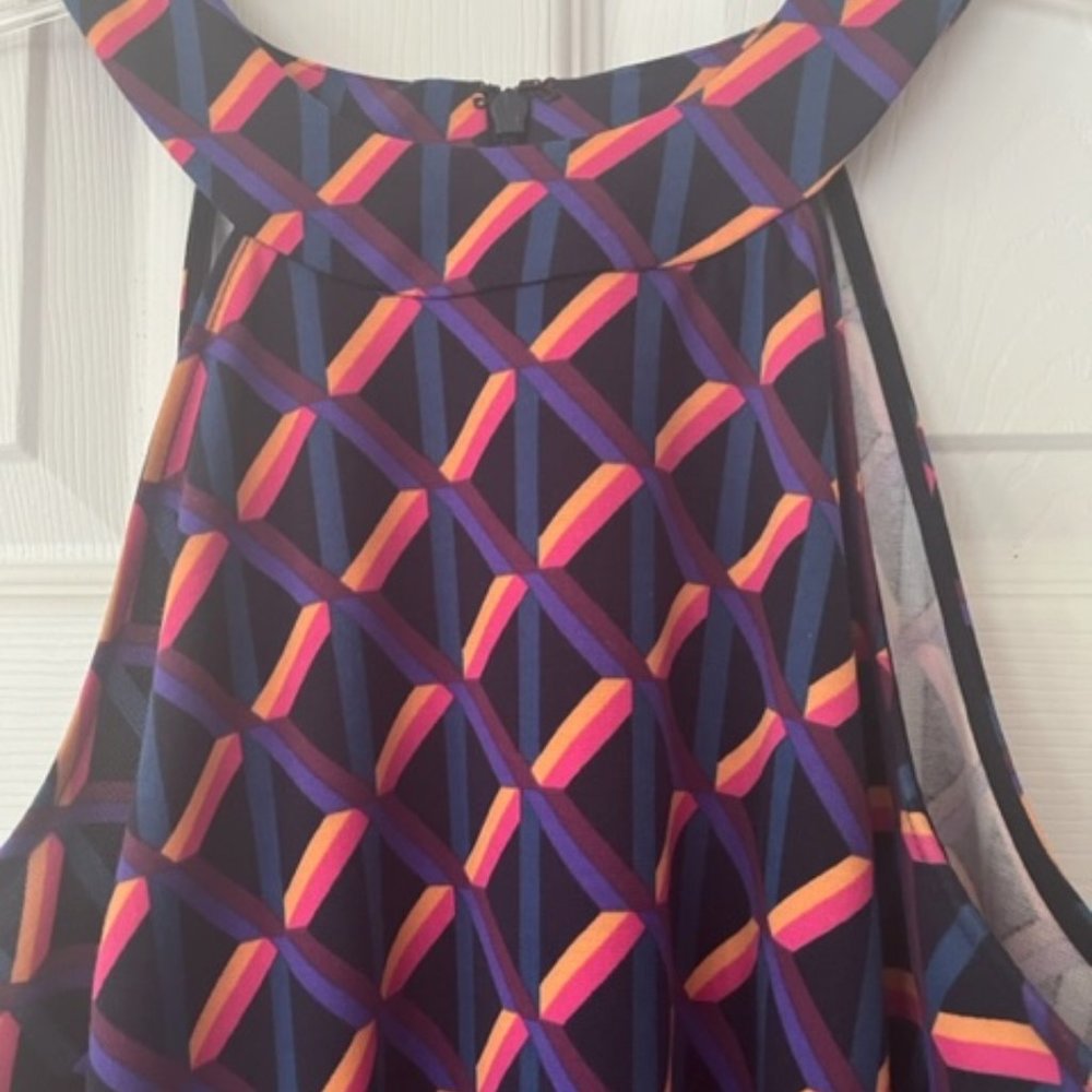 TRINA TURK  Women’s Dress Style# TT18R504, Multicolor, size L